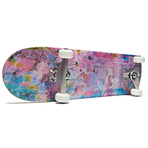 Image of [CCS] Skateboard Complete | Maple Wood | Professional Grade | Fully Assembled with Skate Tool & Stickers | Adults, Kids, Teens, Youth | Boys & Girls