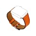 Balerion-Single Tour Watch Band,Genuine Leather Watch Band for iWatch Apple Watch Series 1 Series 2 Series 3 Series 4-42mm/44mm Single Tour Fire Orange