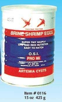 AOSI0116 Osi Brine Shrimp Eggs Pet Food, 15-Ounce