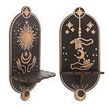 Étagères murales : cette étagère décorative en cristal est idéale pour exposer des objets décoratifs festifs et délicats, des boules en cristal ou en verre