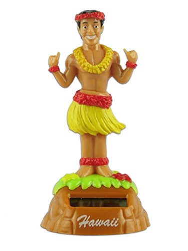 Shaka Hula Man Solar Dashboard Doll #TOP1