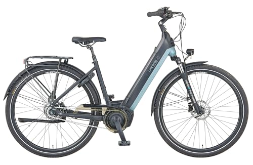 Prophete Geniesser 4.0 City E-Bike 28 Zoll - 600Wh - Integrierter Akku - Mittelmotor - 7-Gang Nabenschaltung - HDY. Scheibenbremse - Rahmenhöhe 48 cm