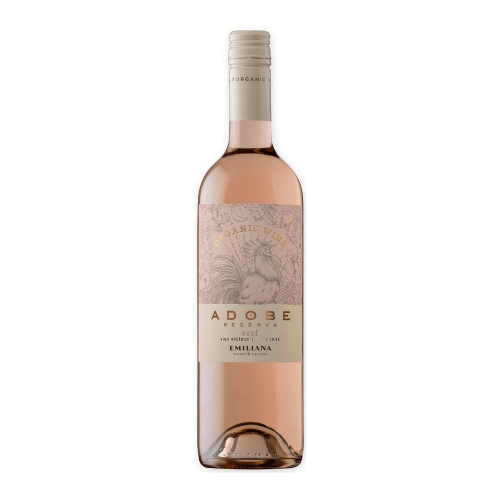 Emiliana Adobe Reserva Rosé, Fresh & Fruity Organic Chilean Rosé Wine from Rapel Valley (Case of 6x75cl)