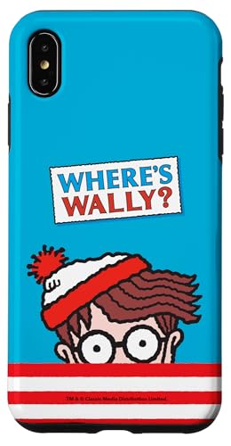 ウォーリーをさがせ Peeking Stripes スマホケース iPhone XS Max 用