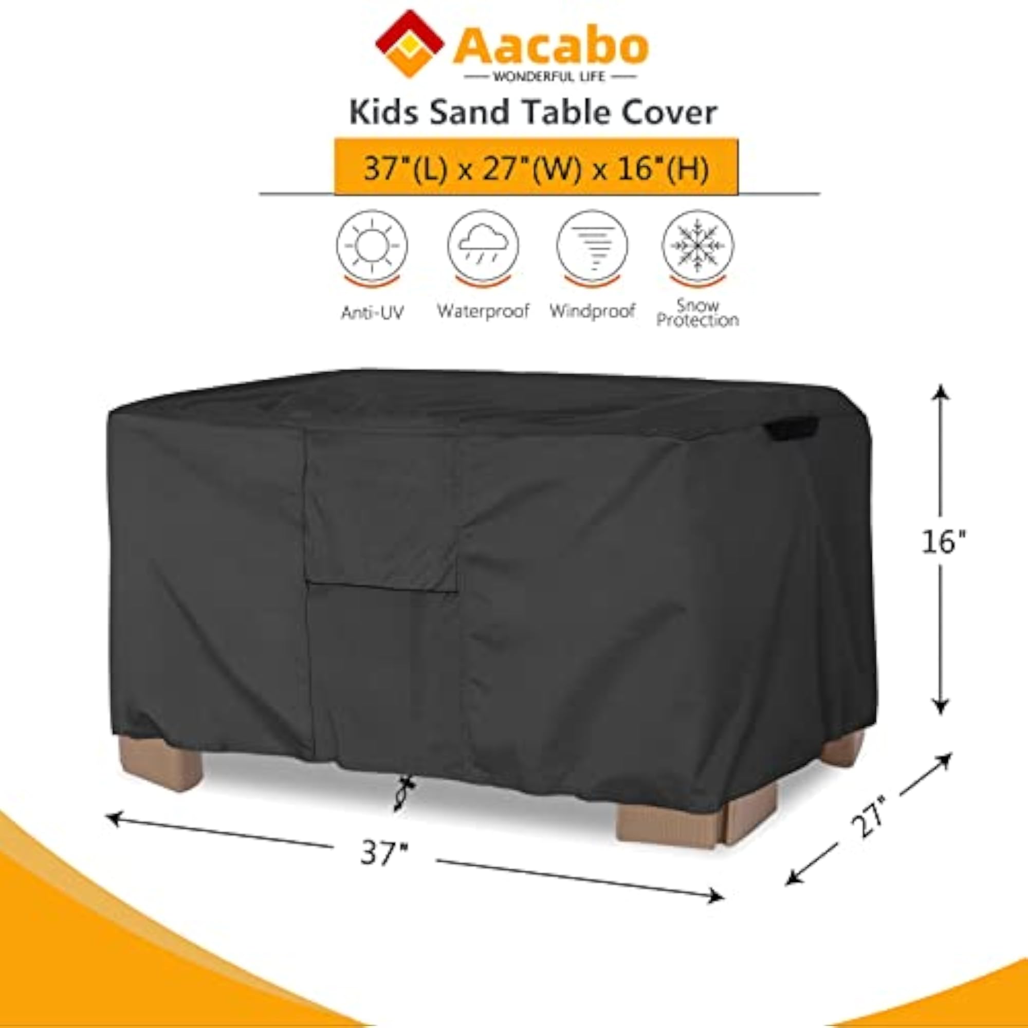 Kids Sand Table Cover - Waterproof & Anti-UV
