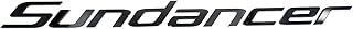 1Pc Sea Ray Sundancer Emblem Boats Logo Badge 3D Letter Nameplate 24 1/4 Inch Long (Gloss Black)
