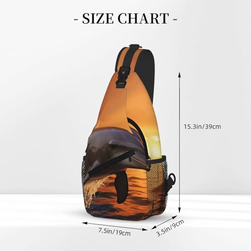 Mochila Sling Urbana para Hombre y Mujer Negra miniatura 3