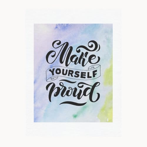 Living Fulfilled Motivational Canvas Wall Art (40x50 cm)