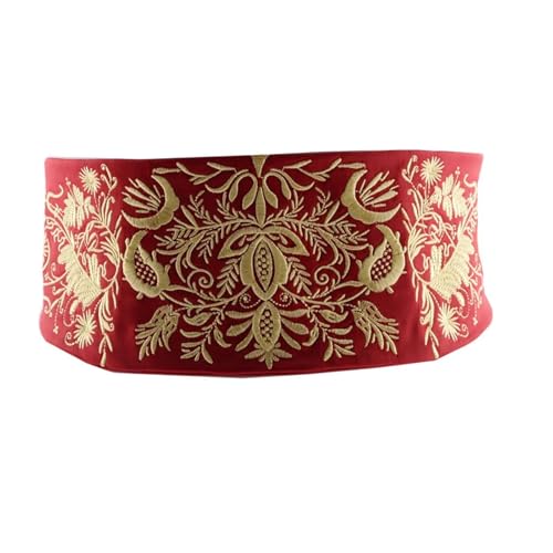 Embroidered Wide Belt Dress Decor Belt Girdle Adjustable Lady Yukata Sash Tie Waistband for decoration