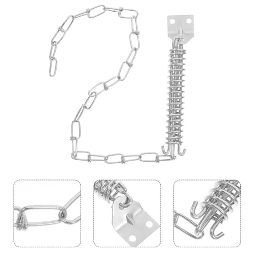 Cadena de seguridad para puerta de acero inoxidable resistente y anticorrosión 8