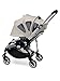 Bugaboo Bee Breezy Sun Canopy, Arctic Grey - Extendable Sun Canopy with UPF Sun Protection and Mesh Ventilation Panels