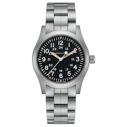 Montre Hamilton Mécanique Analogique pour Hommes Khaki Field Mechanical