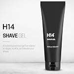 H14 Shave Gel for Men — Clear, Non-Foaming Gel with Glycerin & Panthenol — Soothes Razor Burn for Sensitive Skin — Precision Glide for Beard & Head Shavers — 8.5 fl oz / 250 ml - Image 2