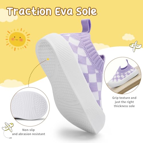 Image of BACSAC Baby Toddler Unisex Infant Shoes Boys Girls Beige Mesh Breathable Non-Slip Soles 6-36 Months
