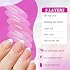 LoveOurHome 120pc French Tips Press on Nails Short Fake Nail with Glue Tabs, French Acrylic Nails Press on Nails Oval Glue on Nails Short False Artificial Fingernail Stick on Nail for Women Girls
