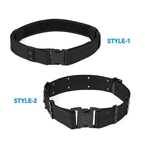 Ajcoflt 2 Pacote de Serviço de Combate Cinto de Nylon dos homens Utilitário Policial Cinto de Carga