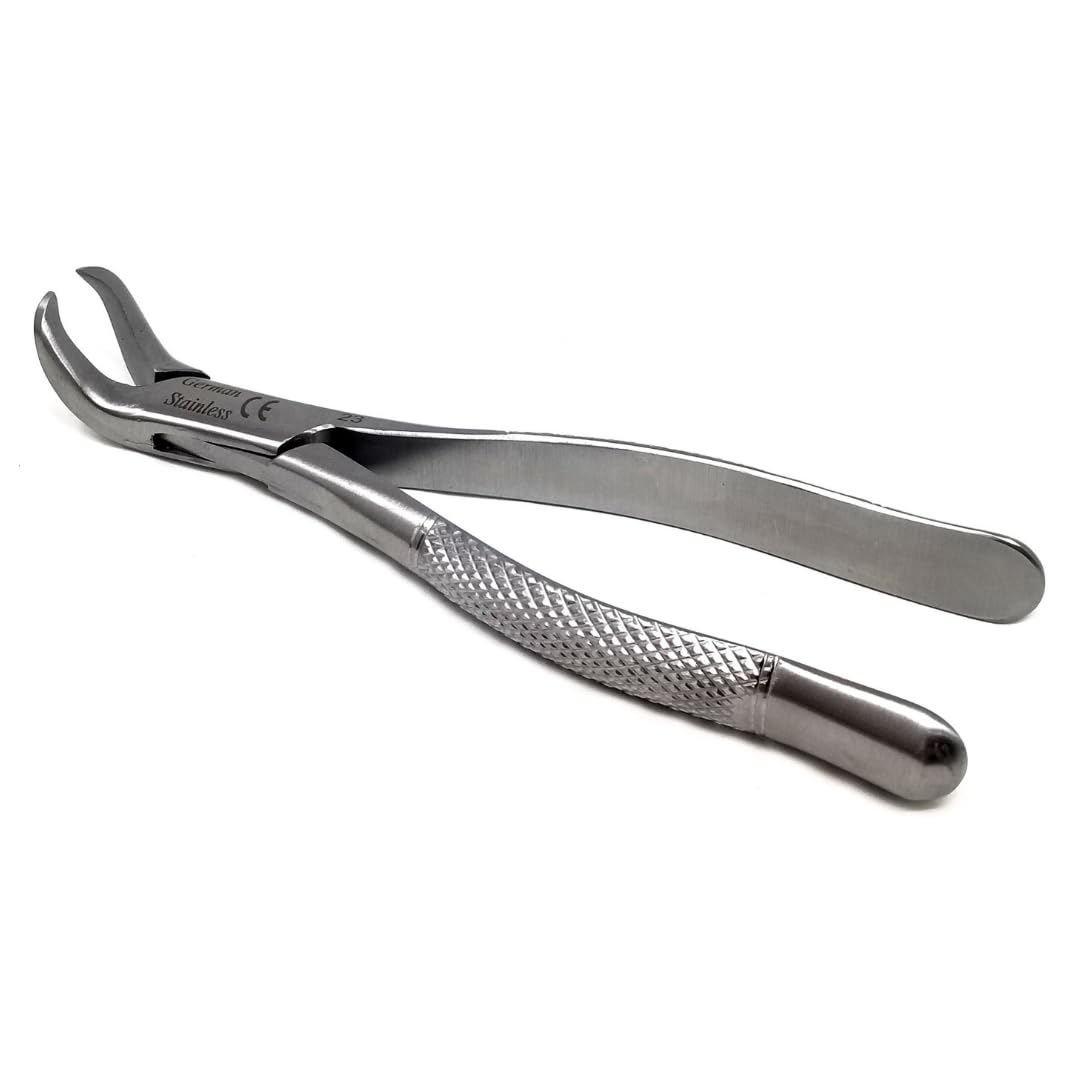 IMEDS Dental Extracting Forceps #23 with Cow Horn Beaks Lower 1st 2nd Molar Tooth Extraction German Stainless Steel Professional Tools for Dentist Student Training