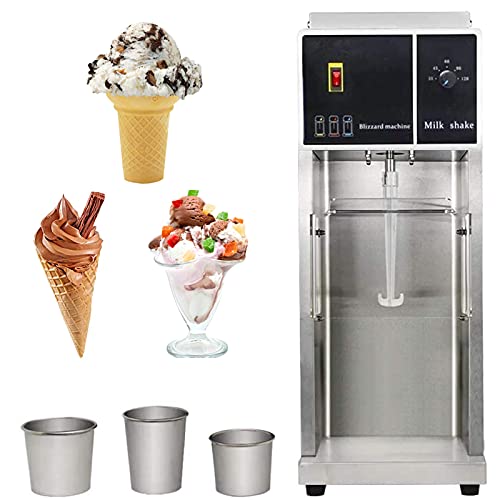 Kommerzielle Eismaschine, Edelstahl-Kühlgetränk, 3 Tassen, Macht EIS, Sorbet, gefrorenen Joghurt, 500 W
