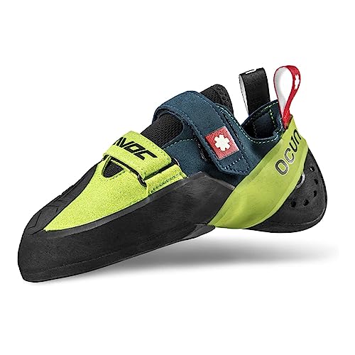 Ocun Havoc Bouldering Shoe | Rock Climbing Shoe, Petrol/Gre, 7.5 by Ocun - Used condition - US$88.66