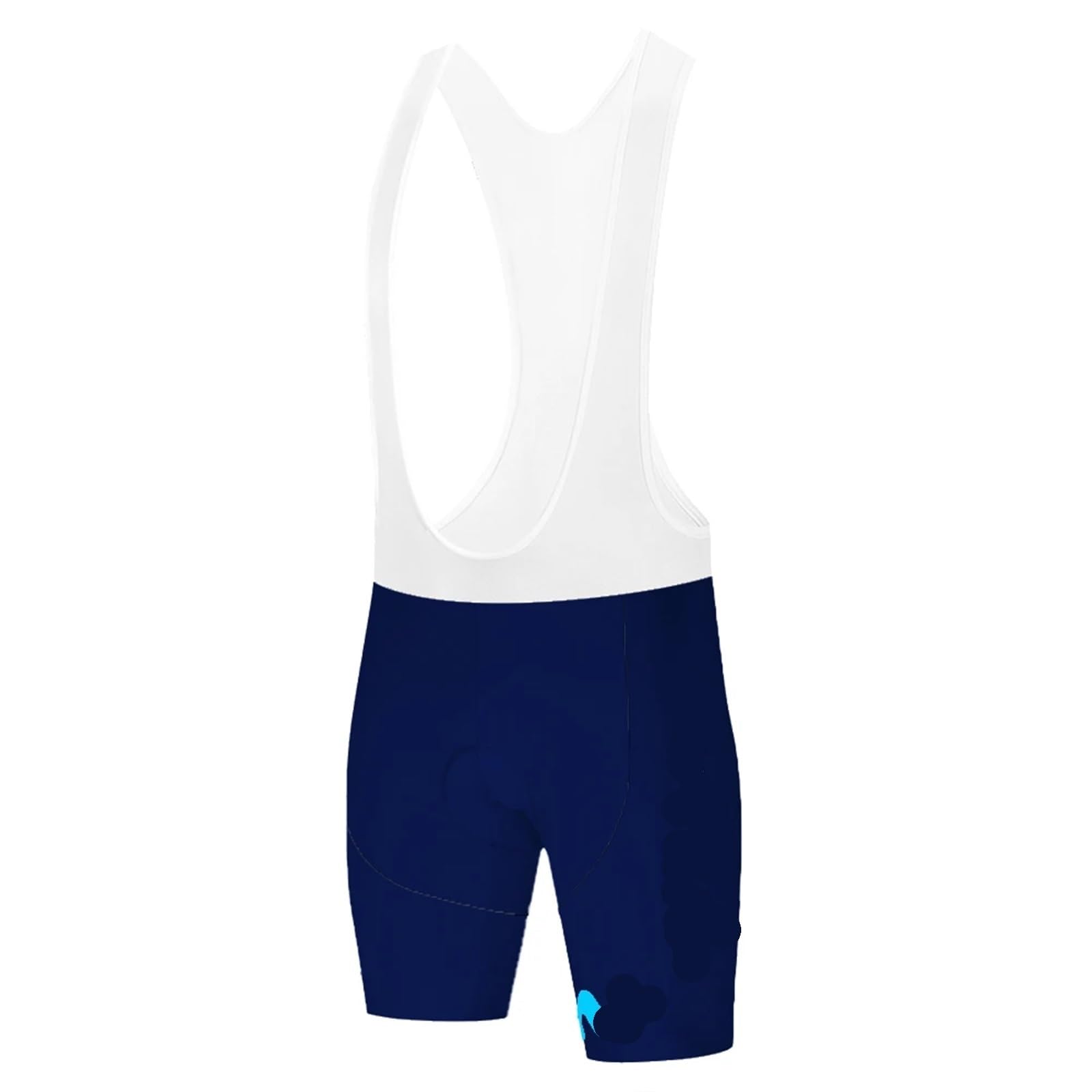Pantaloncini Bici Uomo Pantaloncini con Bretelle da Ciclismo Imbottitura in Gel da Ciclismo 12D Tuta da Bicicletta Uniforme MTB Abbigliamento da Ciclismo da Uomo