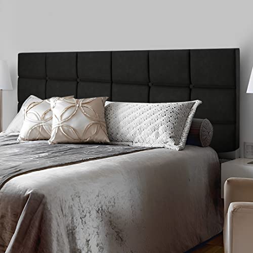 Cabeceira para Cama Casal DUBAI KING - 2,00 Metros (Preto)