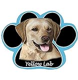 E&S Pets Labrador Amarillo Perro Paw Antideslizante Alfombrilla de ratón