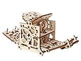 Ugears Dice Keeper - Wooden Box for Self Assembling, DIY Game Accessory to Keep Dice Safe