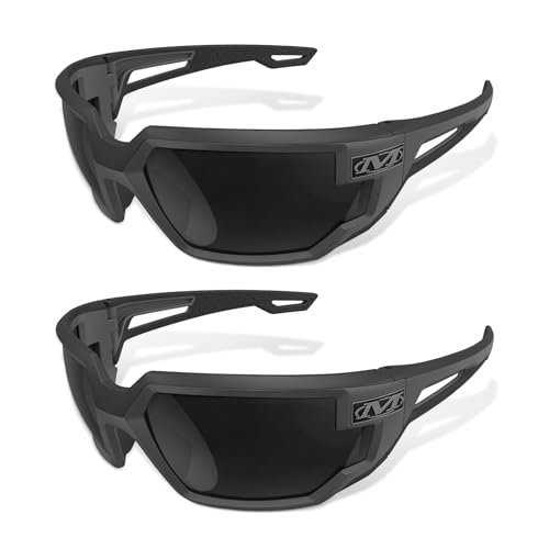 Liberty ProVizGard Fuse Reader Protective Eyewear, Bifocal +1 Clear Lens, Black/Red Frame (Case of 12 Pairs)