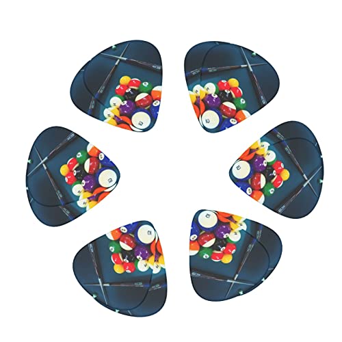 Ensemble de 12 médiators de guitare de billard pour guitare acoustique, guitare électrique, contrebasse, ukulélé - Les Beatles, Paul McCartney, John Lennon, RIngo Starr, George Harrison Ensemble de 12 médiators de guitare de billard pour guitare acoustique, guitare électrique, contrebasse, ukulélé – Image 3