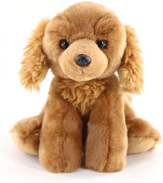 Miniatura 1 de The Petting Zoo Golden Retriever - Peluche de perro de 9 pulgadas, regalos para niños