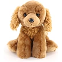 The Petting Zoo Golden Retriever Dog Stuffed Animal Plushie, Gifts for Kids, Dog Plush Toy 9 inches