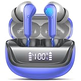 Donerton Bluetooth Headphones True Wireless Earbuds LED Power Display Earphones