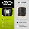 trueCABLE Cat6 Direct Burial, 500ft, Waterproof, Outdoor Rated CMX, Black, 23AWG Solid Bare Copper, 550MHz, PoE++ (4PPoE), ETL Listed, Unshielded UTP, Bulk Ethernet Cable #2