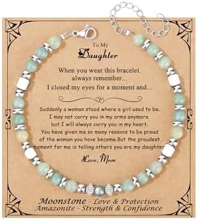 JoycuFF 𝗚𝗶𝗳𝘁𝘀 𝗳𝗼𝗿 𝗪𝗼𝗺𝗲𝗻 𝗠𝗼𝗼𝗻𝘀𝘁𝗼𝗻𝗲 𝗕𝗿𝗮𝗰𝗲𝗹𝗲𝘁 Amazonite Colorful Imp...