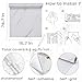 PeonyQueen Glossy Marble Contact Paper White Peel and Stick Wallpaper Marble Wallpaper Self-Adhesive Removable 15.7