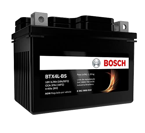 Bateria Moto Cg 125 Titan Es 12v 4ah Bosch Btx4l-bs