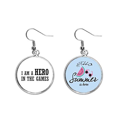 Pendientes de sandía divertidos para lucir un look fresco de verano