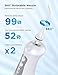 Water Flosser Cordless, CREMAX Portable Water Pick Teeth Cleaner with 3 Modes 4 Jets, Powerful Cleaning, 300ML Water Tank, IPX7 Waterproof, Rechargeable Dental Oral Irrigator for Travel Home Braces
