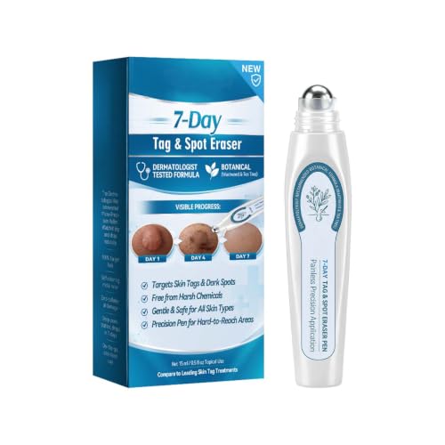 Picdo Tag & Spot Eraser Skin Tag Remover for Face & Body Salicylic Acid & Tea Tree Oil Formula Natural Ingredients Suitable for All Skin Types
