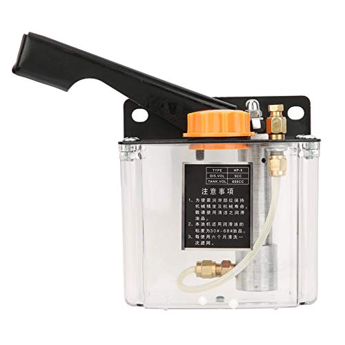 Manuelle Schmierpumpe, 5L linksbetriebene Schmierpumpe 650CC für CNC-Werkzeugmaschine, Bearbeitungszentrum, Produktionslinie