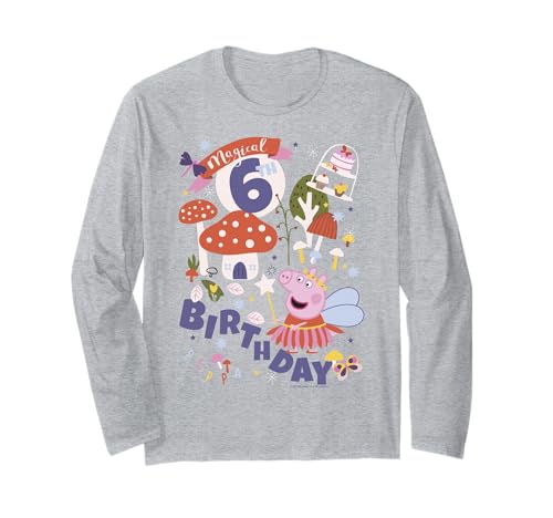 T-shirt Peppa Pig résistant au lavage pour éviter les taches de gâteau des 6 ans