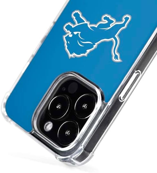 Skinit Phone Case Compatible with MagSafe iPhone 16 Pro Max - Officially Licensed NFL Detroit Lions Distressed Design