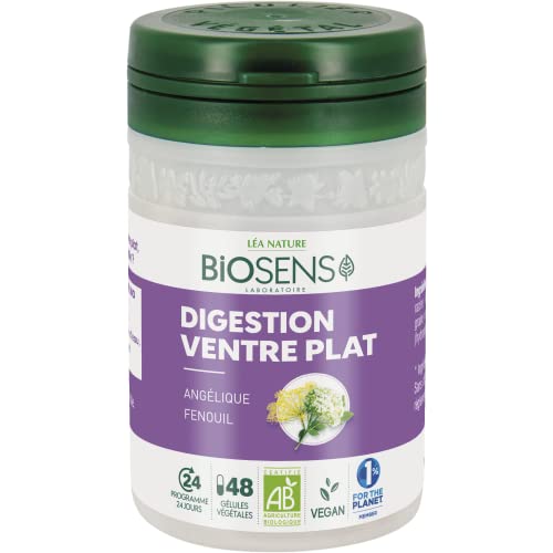 Biosens - Gélule Végétale Digestion Ventre Plat Angélique Fenouil 19 g