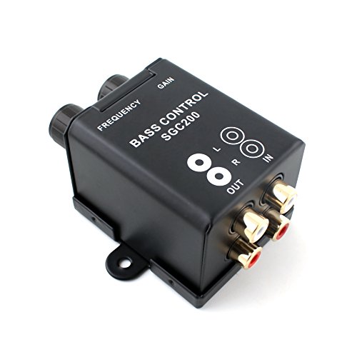 Car Home Subwoofer Equalizer Crossover Amplifier RCA Adjust Line Level Volume Remote Amplifier Level Controller