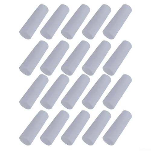 20er-Pack gerade Verbindungsstücke für Zeltstangen, feste Gelenke, kompatibel mit Fiberglas-Aluminium und Kohlefaser-Stangen, perfekt für Camping und Reparaturen (16 mm)