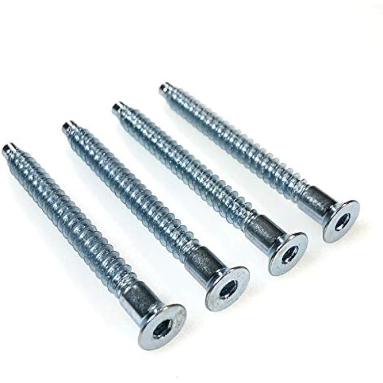 ReplacementScrews Shelf Screws, 4 Pieces, KALLAX Shelves Compatible, IKEA Part 104321/104322