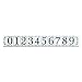 Kantu 2113030 Aragon Ceramic Tile Address Number 8, 3.5 in. x 5.5 in., Blue, Each