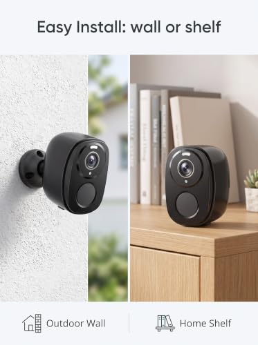 RICHCHO 2K WiFi Security Camera, Outdoor Battery Powered, Motion Detection - image 2