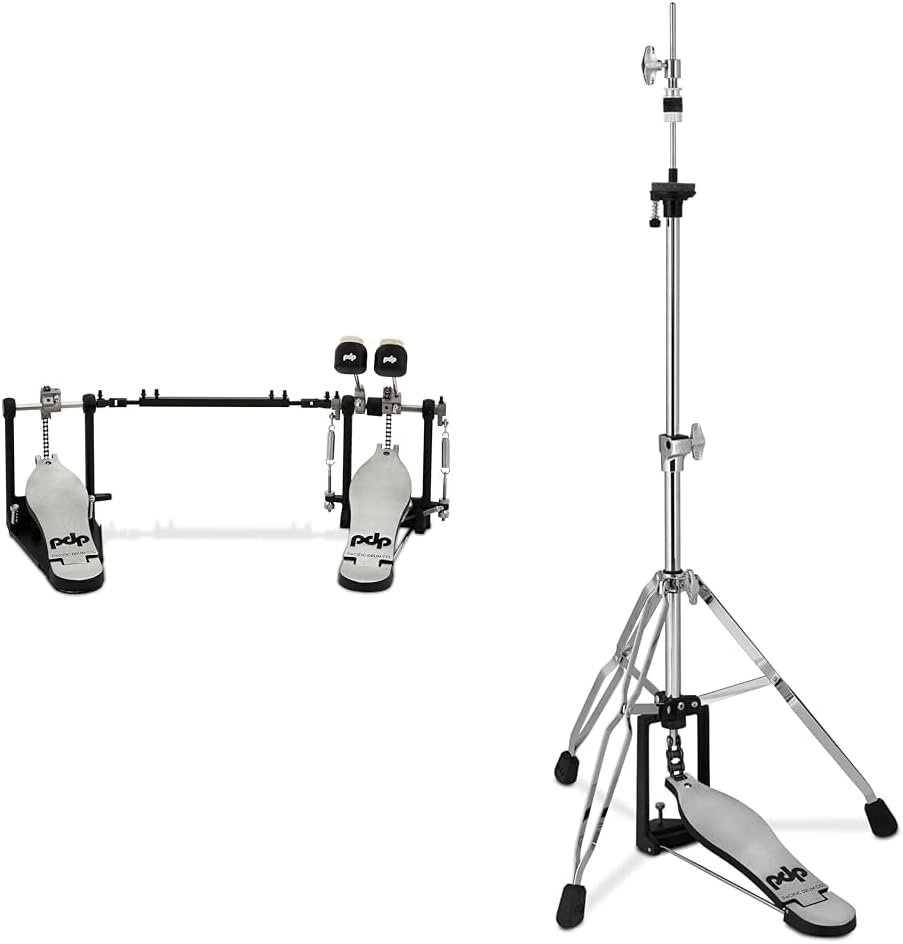 Paquete Pedal Doble Bombo y Soporte Hi-Hat PDP 700 miniatura 1