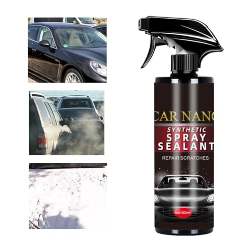 Dopsyesn Spray Revestimiento Coche 500ml - Nanotecnología Eliminador De Rayones Protección UV | Abrillantador Antiestático De Larga Duración Para Carrocería Y Faros